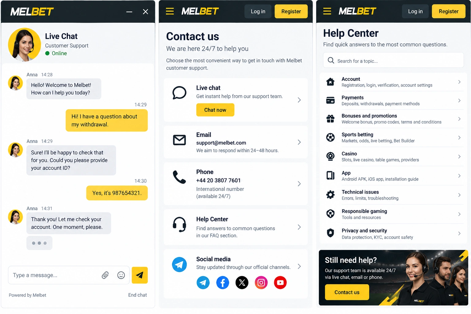 Melbet-customer-support-options