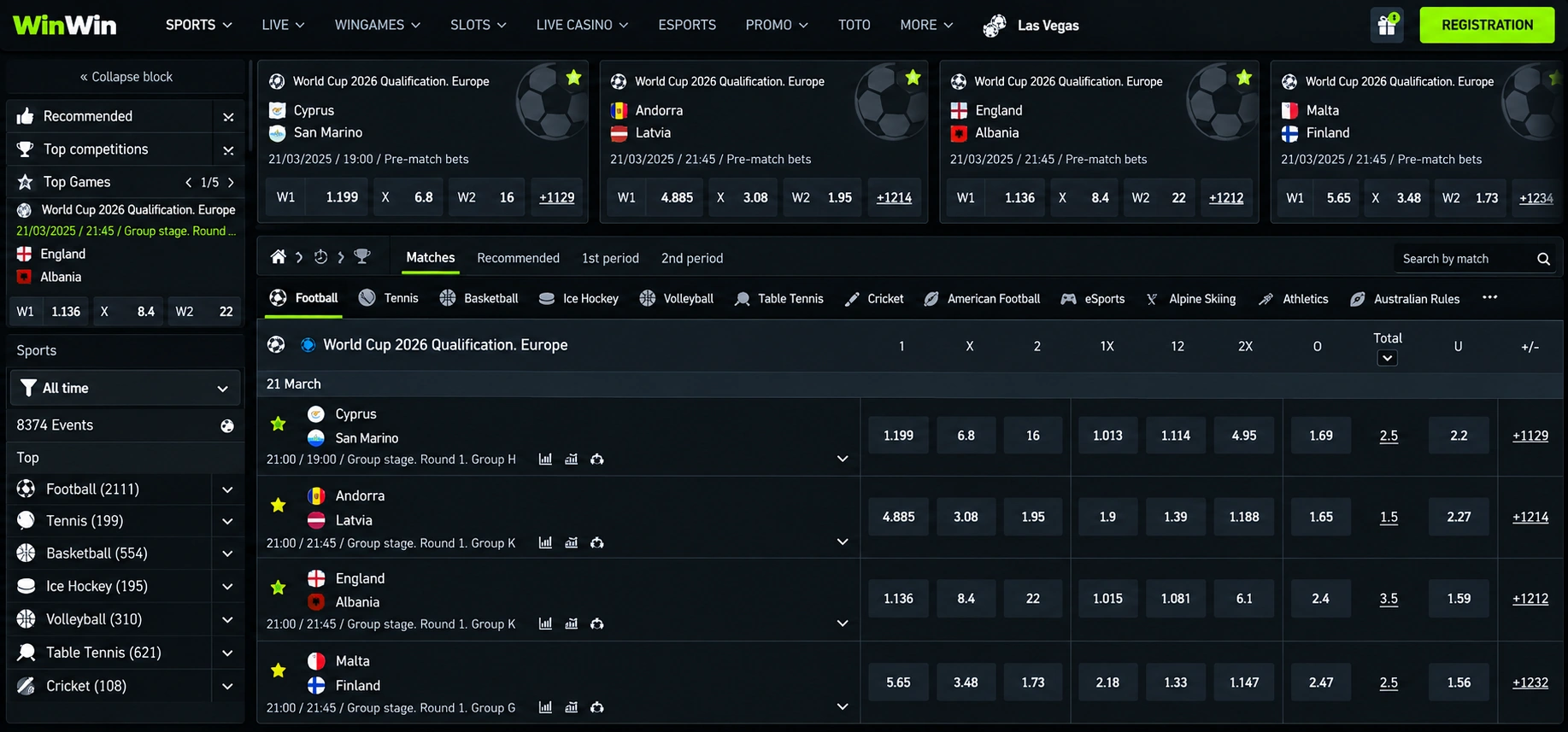 WinWin-football-betting-odds-page
